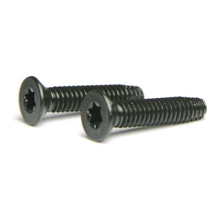 Thread Cutting Screw, 5/16-18 X 2-1/2 In, Black Phosphate Steel Flat Head Torx Drive, 700 PK